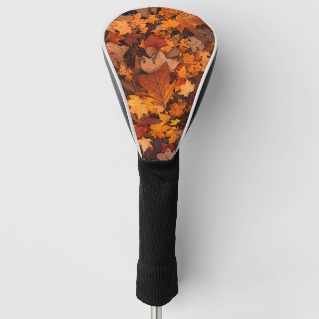 the autumn golf head cover (Front)