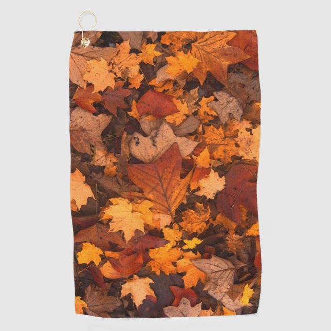 the autumn golf towel (Front)