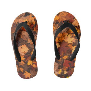 the autumn kid's flip flops