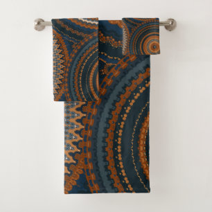The Autumn Mandalas Bath Towel Set