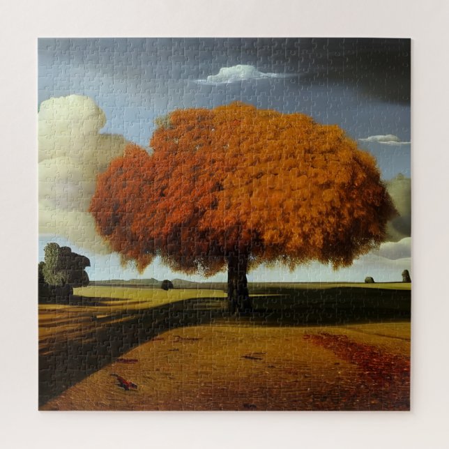 The Autumn Oak Fine Art Surreal Style   Jigsaw Puzzle (Vertical)
