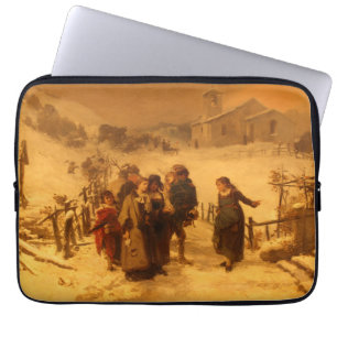 The Avalanche (by Gerolamo Induno) Laptop Sleeve