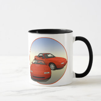 The Avenue Art Red Sports Car Mug