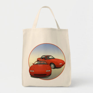 The Avenue Art Red Sports Car Tote Bag