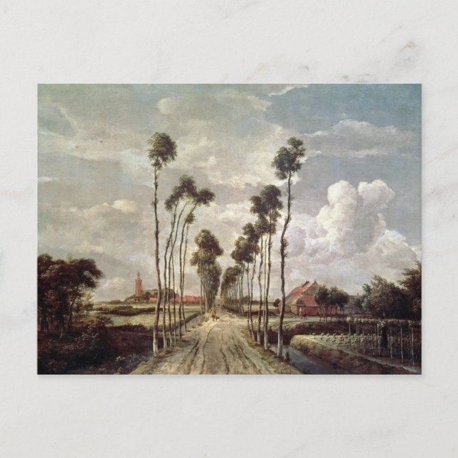 The Avenue at Middelharnis, 1689 Postcard (Front)
