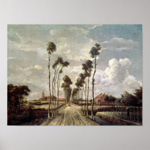 The Avenue at Middelharnis, 1689 Poster