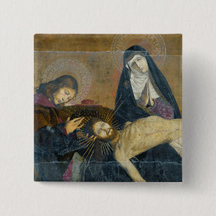 The Avignon Pieta, 1450-60 15 Cm Square Badge