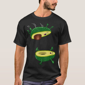 The avocado jump kawaii fruit T-Shirt