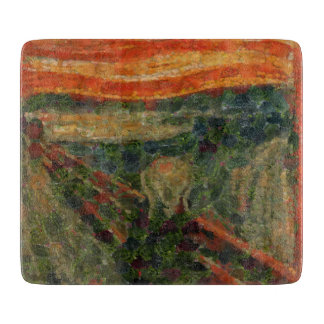 The Avocado Scream Fine Art Vegan Spoof  Cutting Board
