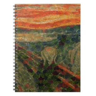 The Avocado Scream Fine Art Vegan Spoof Notebook