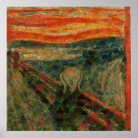 The Avocado Scream Fine Art Vegan Spoof