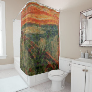 The Avocado Scream Fine Art Vegan Spoof Shower Curtain