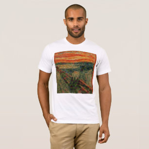 The Avocado Scream Fine Art Vegan Spoof  T-Shirt