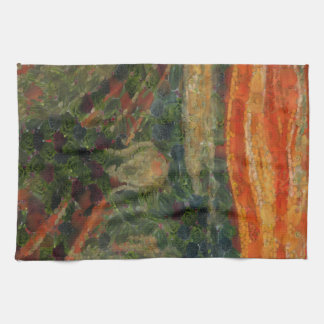 The Avocado Scream Fine Art Vegan Spoof  Tea Towel