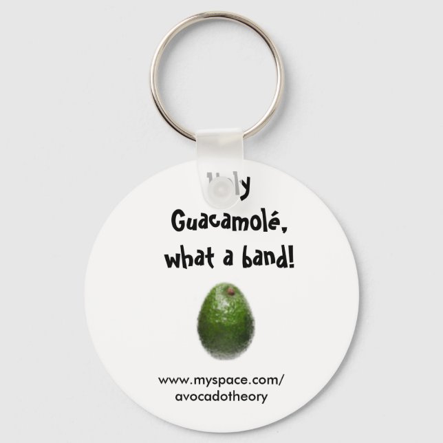 The Avocado Theory keychain (Front)