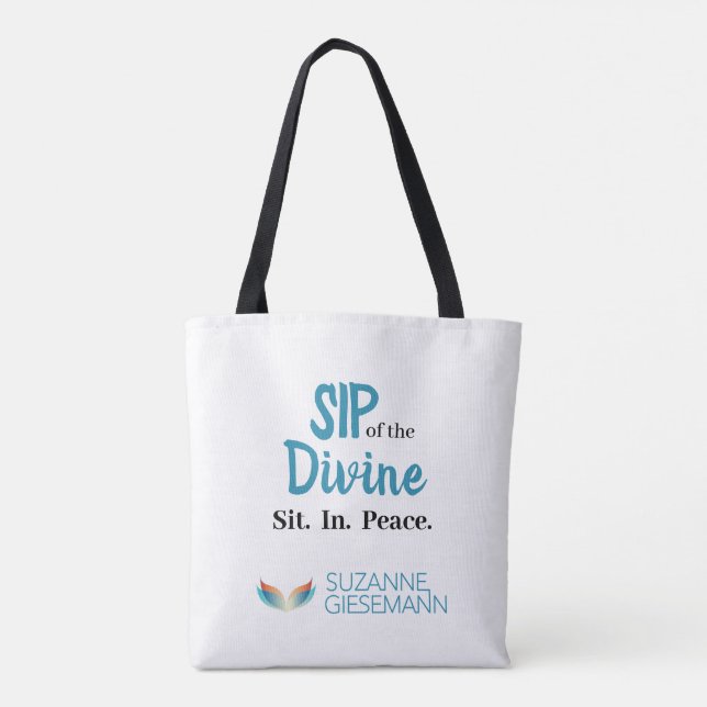 The Awakened Way™ SIP of the Divine Tote Bag (Back)