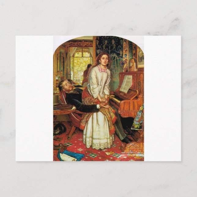 The Awakening Conscience by William Holman Hunt Postcard (Front)