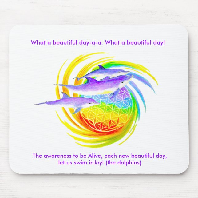 The awareness to be ... mouse mat (Front)