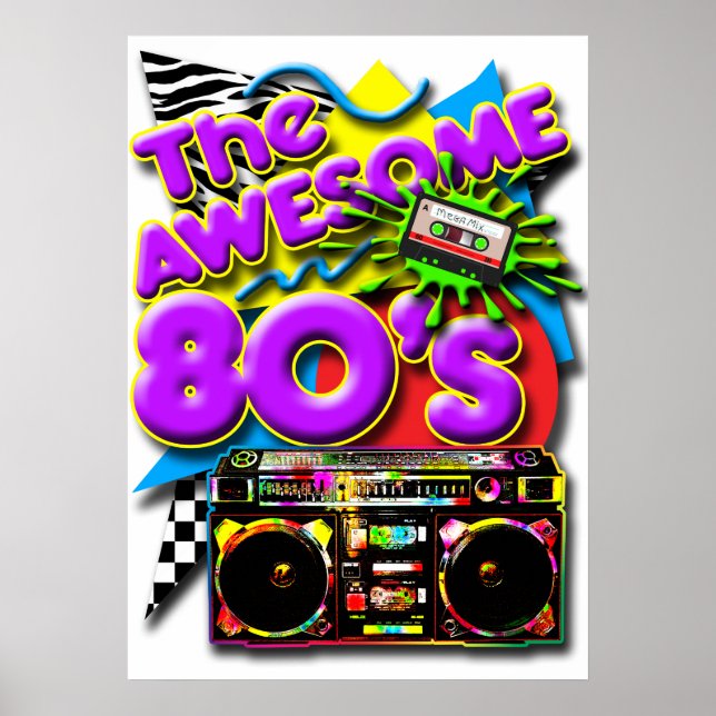 The Awesome 80's Poster (Front)
