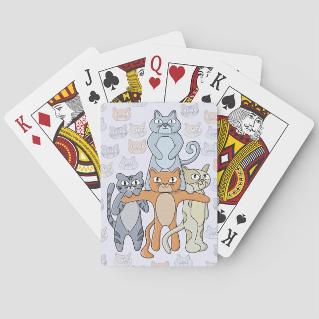 The Awesome Cats Playing Cards (Back)