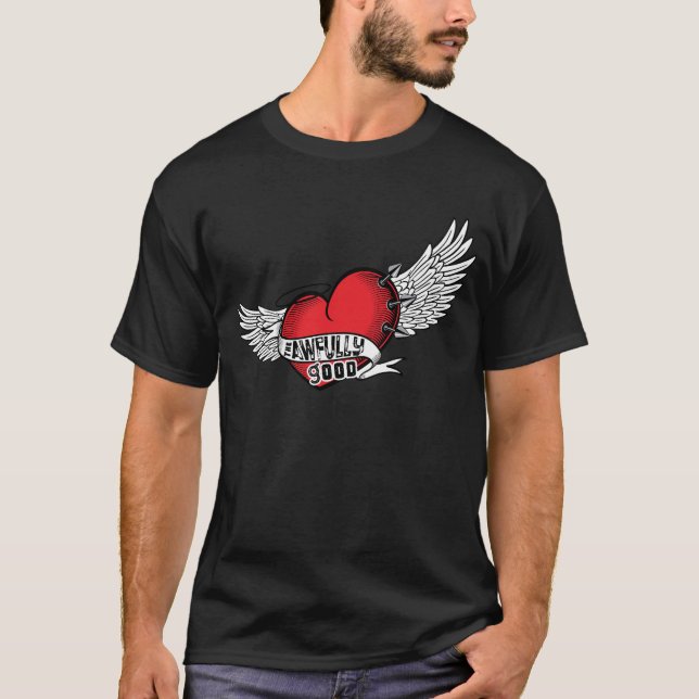 The Awfully Good Men's T-shirt - Black (Front)