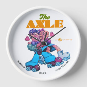The Axle Roller Skating Rinks of Illinois. Clock