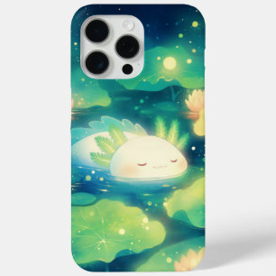 The Axolotl Floral Dream iPhone 15 Pro Max Case