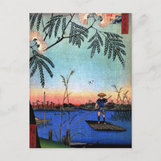 The Ayase River and Kanegafuchi (綾瀬川鐘か淵) Postcard