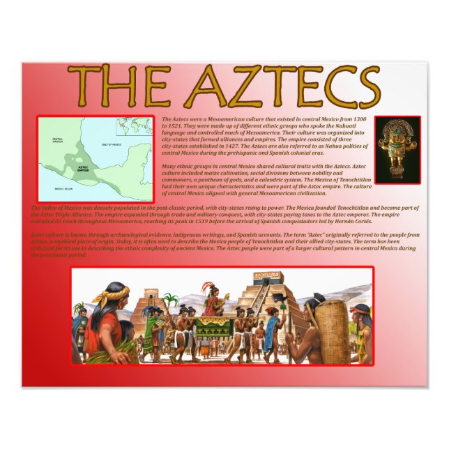 The Aztecs Photo Print (Front)