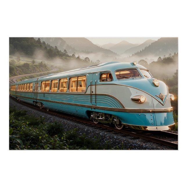 The Azure Rail Poster (Front)