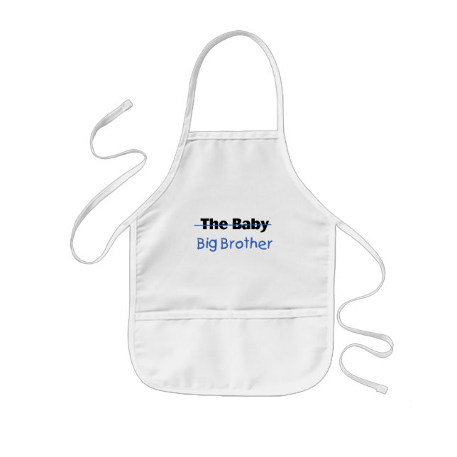 The Baby Big brother Kids Apron (Front)