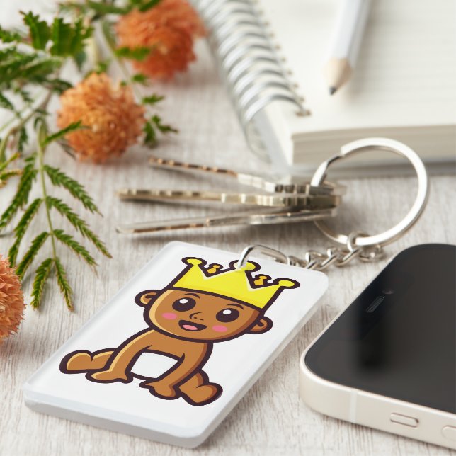 The baby king key ring (Front Right)