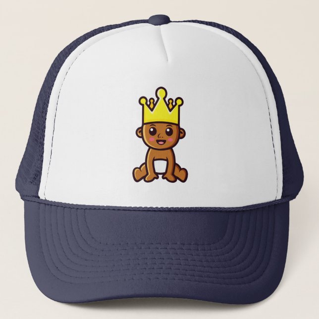 The baby king trucker hat (Front)