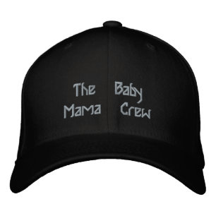 The Baby Mama Crew Black Family Celebration-Hat  Embroidered Hat