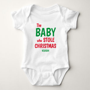 The Baby Who Stole Christmas Baby Cute Bodysuit