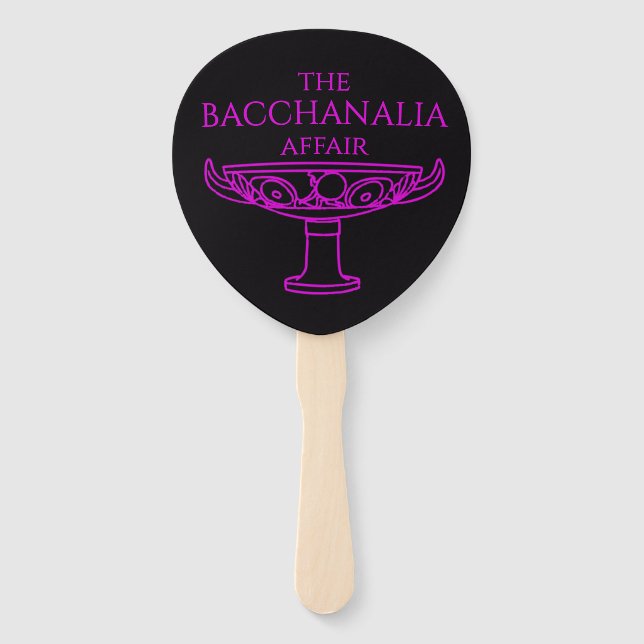 The Bacchanalia Affair fans  (Front)