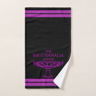 The Bacchanalia Affair hand towel 