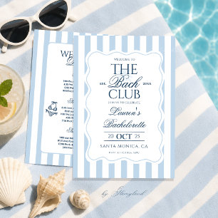The Bach Club Bachelorette Invitation