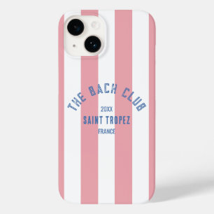 The Bach Club Crest Pink Stripe Bachelorette Case-Mate iPhone 14 Case