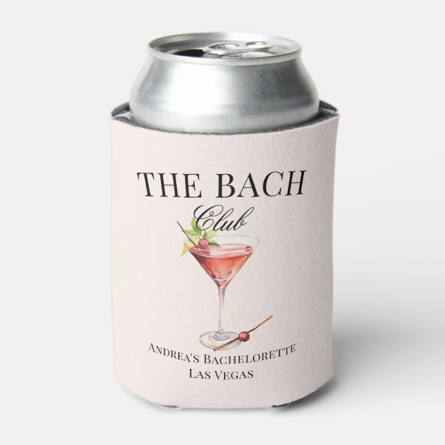 The Bach Cosmo Cocktail Luxury Social Club  Can Cooler (Can Front)