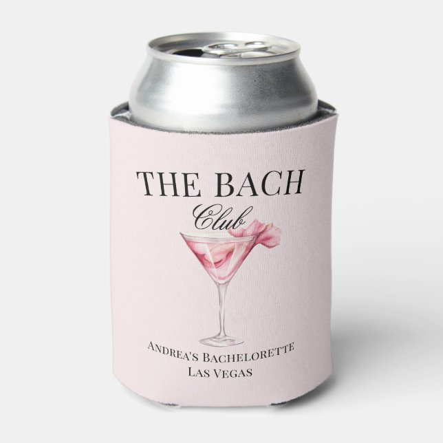 The Bach Fancy Pink Cocktail Luxury Social Club  Can Cooler (Can Front)