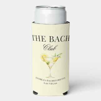 The Bach Lemon Cocktail Luxury Social Club Seltzer Can Cooler