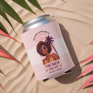 The Bach Party Crew Retro Woman Bachelorette Party Can Cooler