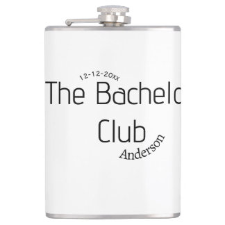 the bachelor club name year stylish trendy curvy hip flask