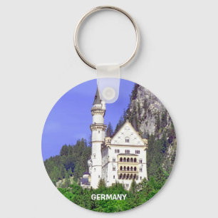 THE BACK SIDE OF NEUSCHWANSTEIN CASTLE KEY RING