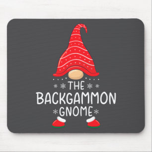 The Backgammon Gnome Christmas Xmas Family Matchin Mouse Mat