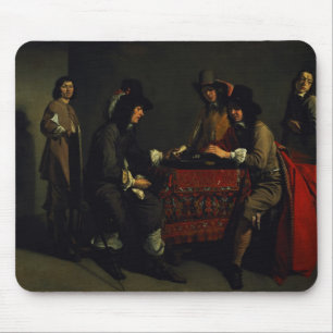 The Backgammon Players Mouse Mat