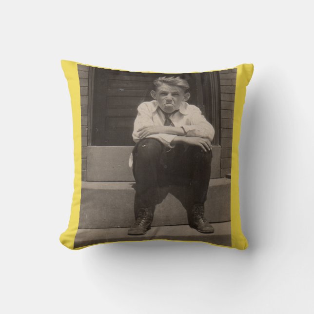 the bad attitude cushion (Front)