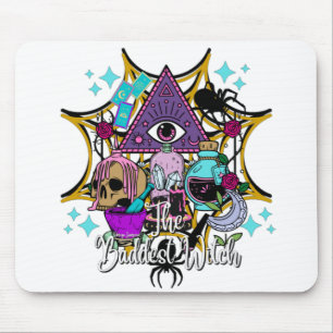 The Baddest Witch Mouse Mat