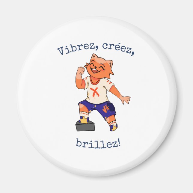 The Badge of Bursting Creativity Magnet (Front)